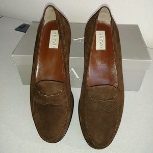Vintage Alfani Model 3976-2, Brown, Men's 9D, Suede, Made in Italy, NEVER WORN!